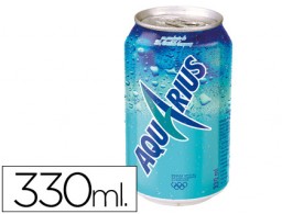 Bebida isotónica Aquarius limón lata 330ml.